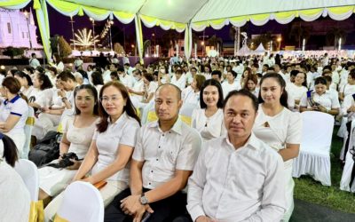 เข้าร่วมพิธีสมโภชผ้าห่มพระธาตุศรีสุราษฎร์ ในกิจกรรมงาน “แห่ผ้าห่มพระธาตุศรีสุราษฎร์ แลธรรมชาติเขาท่าเพชร”
