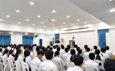 การเรียนปรับพื้นฐานวันแรกของนักเรียนระดับชั้น ปวช.1 ปีการศึกษา 2568