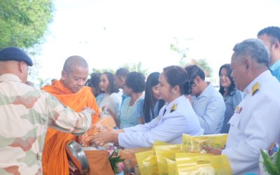 เข้าร่วมกิจกรรมทำบุญตักบาตรถวายพระราชกุศล เนื่องในโอกาสวันเฉลิมพระชนมพรรษา สมเด็จพระนางเจ้าสิริกิติ์ พระบรมราชินีนาถ พระบรมราชชนนี พันปีหลวง 12 สิงหาคม 2568 ณ ที่ว่าการอำเภอกาญจนดิษฐ์ จังหวัดสุราษฎร์ธานี