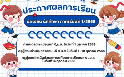 วิทยาลัยเทคนิคกาญจนดิษฐ์ ประกาศผลการเรียน นักเรียน นักศึกษา ภาคเรียนที่ 1/2568