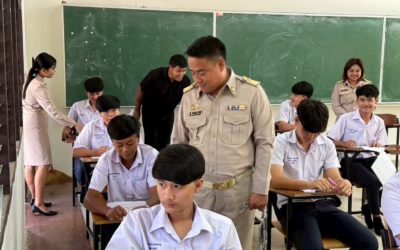 ตรวจเยี่ยมการสอบปลายภาค ของนักเรียนประกาศนียบัตรวิชาชีพ ภาคเรียนที่ 2 ปีการศึกษา 2568