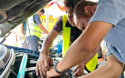 วันที่ 2 ของการจัดกิจกรรม “อาชีวะ- ขนส่งอาสาช่วยประชาชนเทศกาลสงกรานต์ 2569”