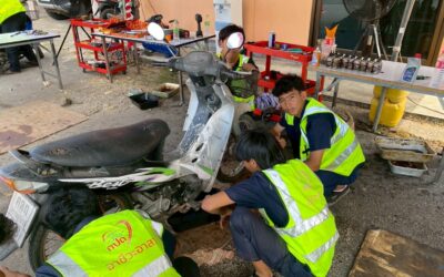 วันหยุด แต่พวกเราไม่หยุด วันที่ 4 ของการจัดกิจกรรม “อาชีวะ- ขนส่งอาสาช่วยประชาชนเทศกาลสงกรานต์ 2569”