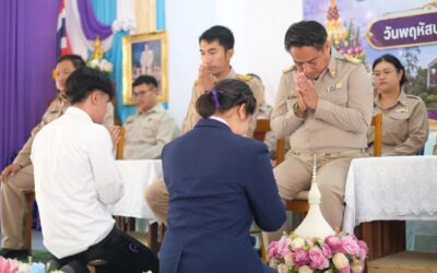 วิทยาลัยเทคนิคกาญจนดิษฐ์ จัดพิธีไหว้ครู ประจำปีการศึกษา 2569